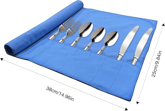 ikaufen 8Pcs Silver Storage Bags Anti Tarnish Flannel Silver Protector Bags - Image 2