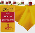 PARTY BARGAINS 5 Disposable Table Covers by PARTYBARGAINS