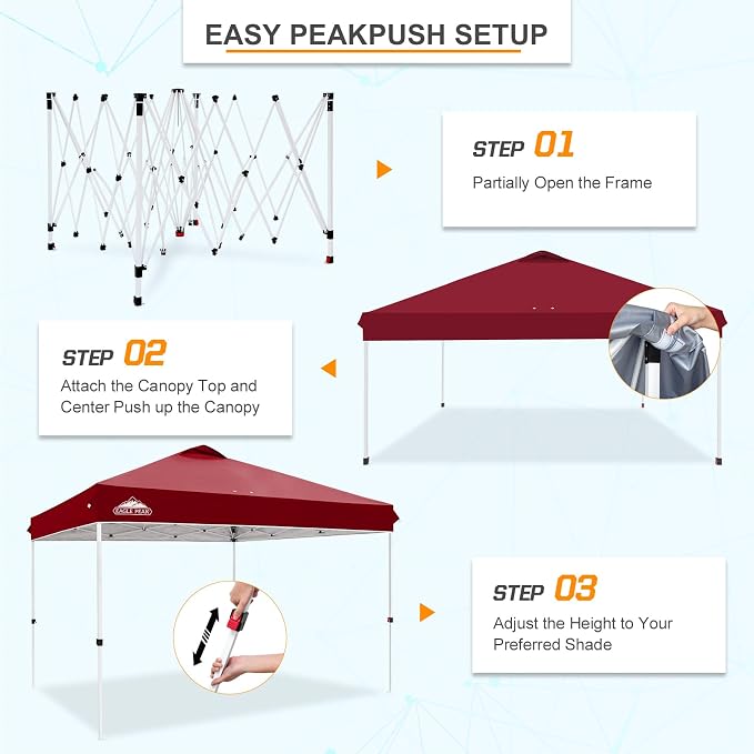 EAGLE PEAK Pop Up Canopy Tent - Image 2