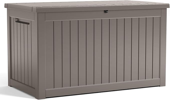 230 Gallon Outdoor Storage Box – Resin Deck Box by ATMELT