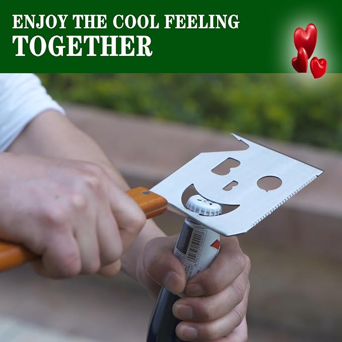 BBQ Gift for Men Dad Husband, Fathers Day Birthday Gifts, 7 in 1 Grill Spatula - Image 6