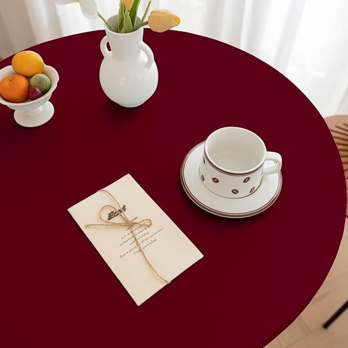 Round Fitted PU Tablecloth - Image 5