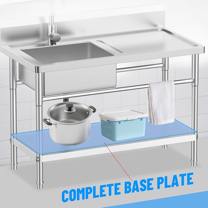 Stainless Steel Utility Sink, Indoor and Outdoor - Image 4