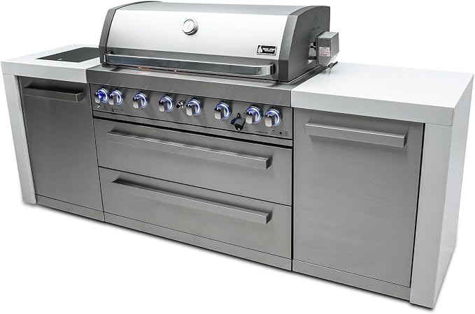 Mont Alpi 805 MAi805-D 6-Burner 115000 BTU Stainless Steel Outdoor Kitchen - Image 4
