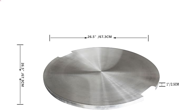 All Fire Table Pit Wind Screens and Stainless Steel Buner Lid from ELEMENTI | - Image 2