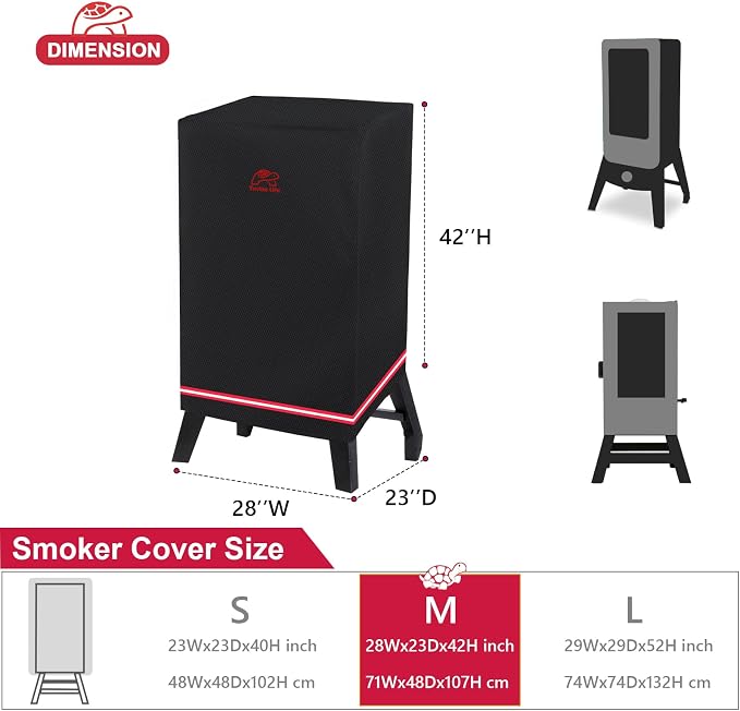 Turtle Life 40 Inch Smoker Cover - Image 3