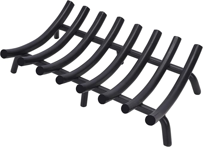 Fire Pit Grate - Fireplace Grate 20 Inch Heavy Duty Firewood Stove Log Holder by MyFirePlaceDirect