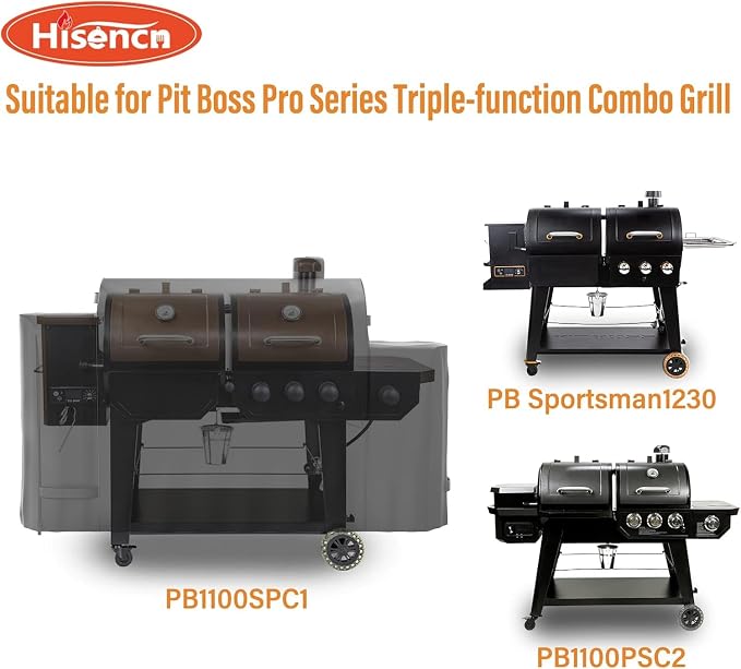 Hisencn Grill Cover for Pit Boss Pro Series Triple-Function Combo Grill - Image 4