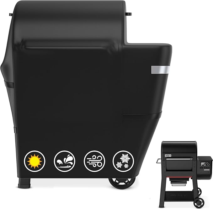 Utheer Grill Cover for Weber Searwood 600 Pellet Grill, Heavy Duty 600D by Utheer
