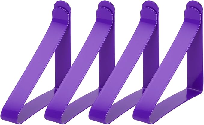 uxcell 4 Pack Tablecloth Clips, Stainless Steel Table Cloth Cover Clamps by uxcell