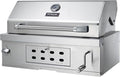 Large Built-In Charcoal BBQ Grill, Charcoal Grills by Unknown