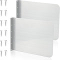 Therwen 2 Pcs Stainless Steel Side Splash Guard by Therwen