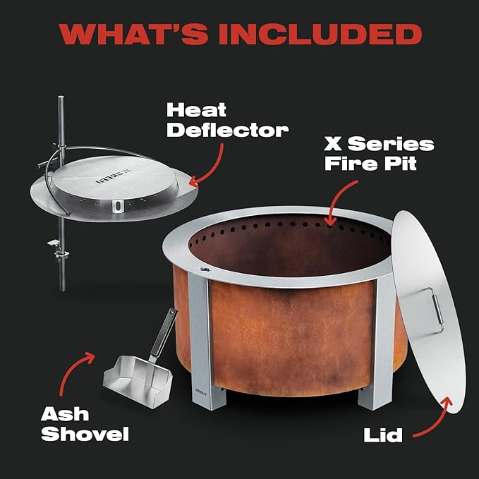 Breeo Smokeless Fire Pit Warmth Bundle | 27.5 inch Smokeless Firepit - Image 2