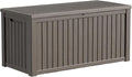 175 Gallon Large Deck Box, Resin Outdoor Storage Box by OutdoorLivingPerfected
