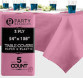 PARTY BARGAINS 5 Disposable Table Covers by PARTYBARGAINS