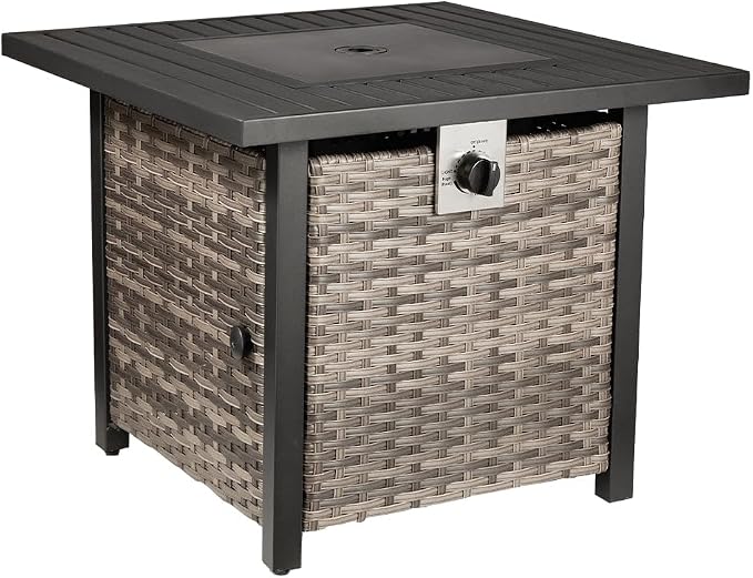 Basel Propane Fire Pit Table 30” Outdoor Firepit 50, 000 BTU Firepits - Image 6
