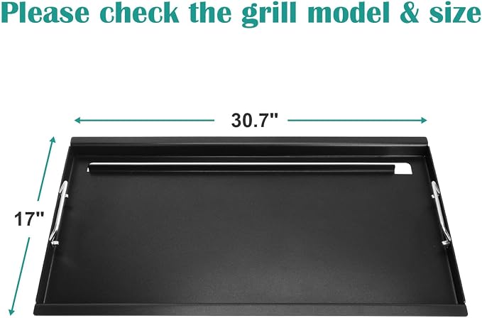 Full Size Griddle Inserts for Char-Broil Performance 6 Burner Series, Flat Top - Image 2