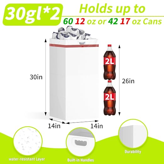 30 Gallon Disposable Trash Cans - Image 7