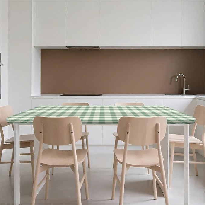 Rectangle Table Cloth Cover Waterproof Elastic Fitted Polyester Fitted - Image 9