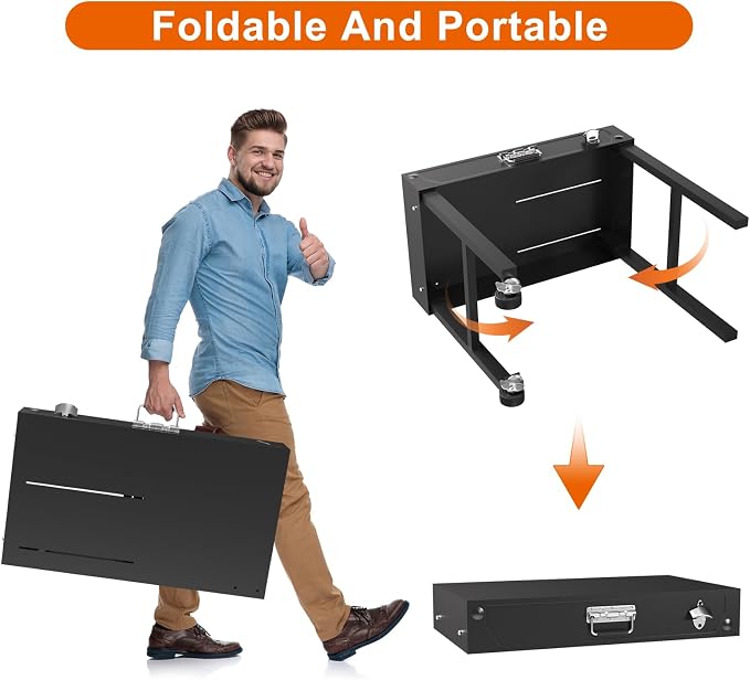 Portable Grill Table for Blackstone Griddle, Adjustable Table - Image 5