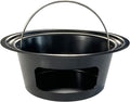 KAMaster Ash Can with Folding Handle Compatible with Large Big Green Egg by KAMaster