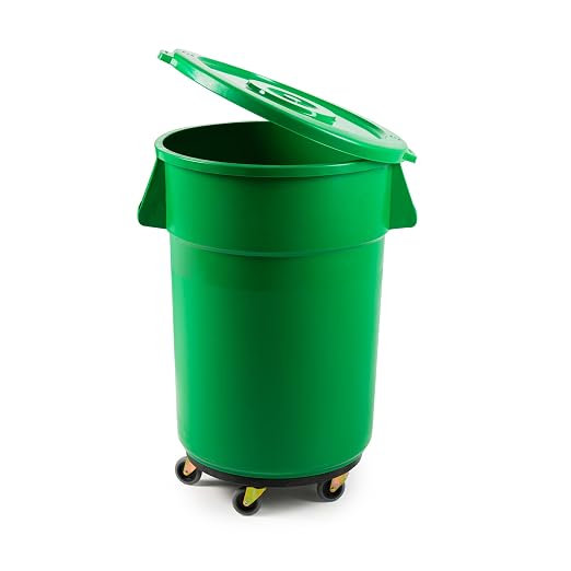 PRO&Family Commercial Round Trash Can by PRO%26Family