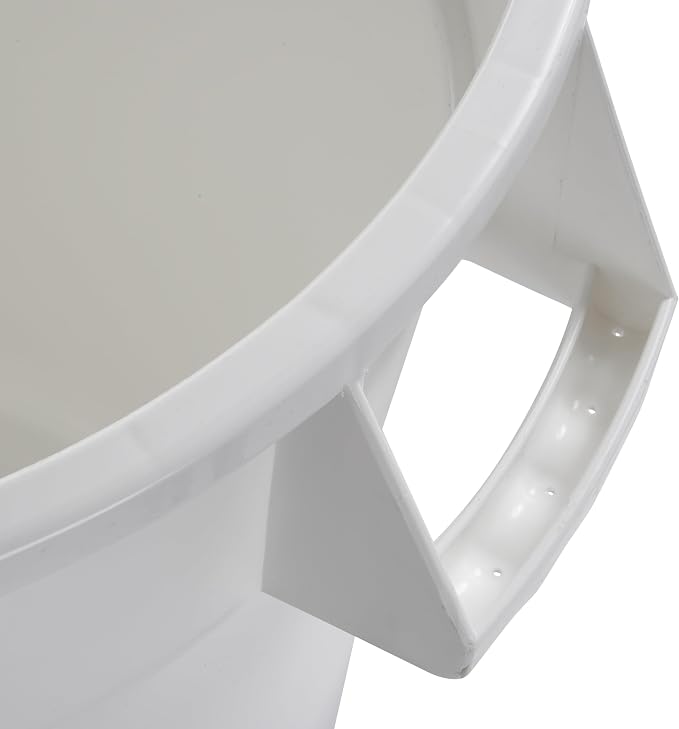 Winco Heavy-Duty Round Waste Container/Trash Can, 10 Gallon - Image 3