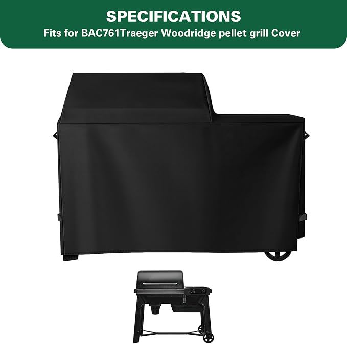 Heavy Duty 600D Grill Cover Fit - Image 2