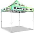 10x10FT Custom Pop Up Canopy Tent by LOJUFAN