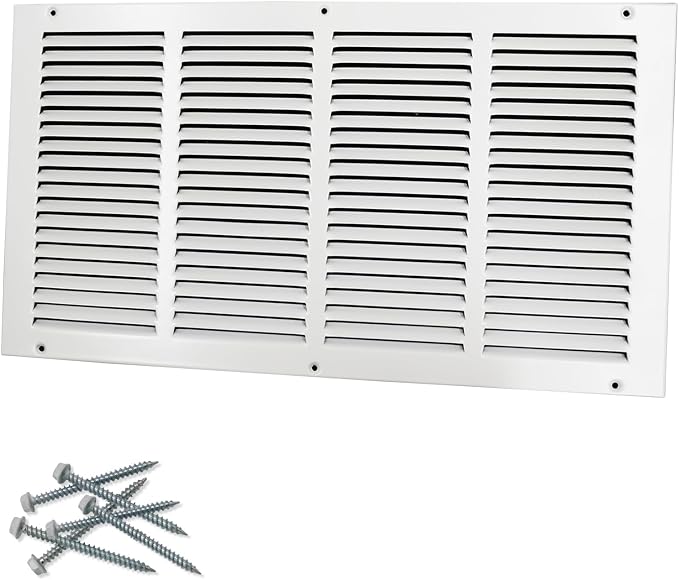 20"W x 10"H Steel Return Air Grille, Air Return Vent Cover by Howeall