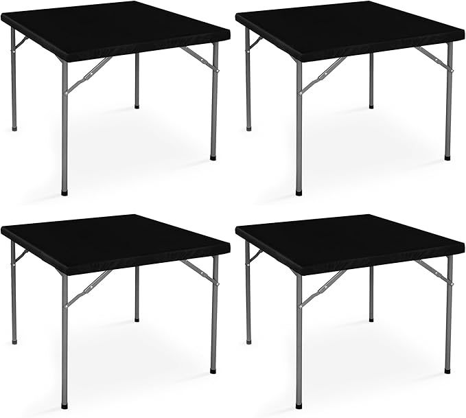 LUSHVIDA 4 Packs Vinyl Card Tablecloth by LUSHVIDA