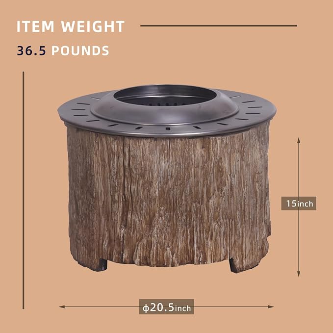Afterglow Bonfire 20.5 Inch Smokeless Fire Pit - Image 2