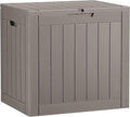 31 Gallon Outdoor Storage Deck Box Waterproof, Garden Tool, Backyard Cushion by WTFGO