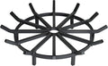 SteelFreak Super Heavy Duty Wagon Wheel Firewood Grate by SteelFreak