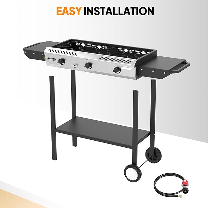 ROVSUN 3 Burner Propane Stove - Image 4