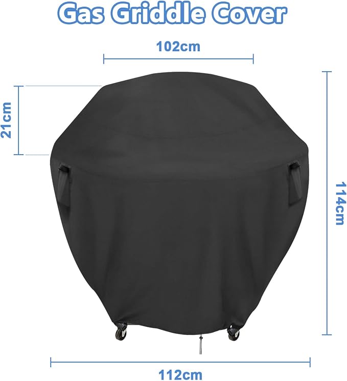Gas Grill Cover for 30" Cuisinart CGG-999, Waterproof 360 XL Griddle Cover for - Image 7