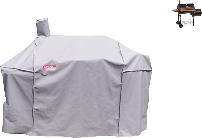 Smoker Grill Cover Sized for Char-Griller Charcoal Grill 2190 and 2197 Heavy - Image 4