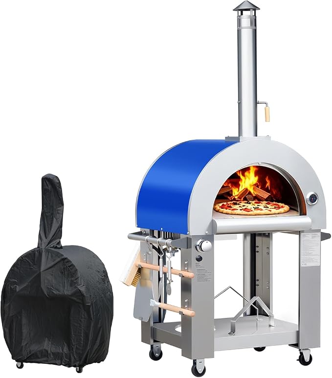 32.5" Wood Fired & Propane Gas Pizza Oven by UYRIE