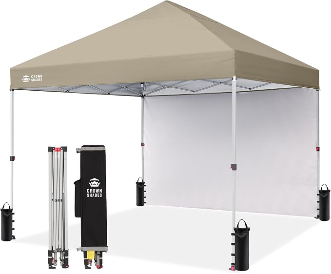 CROWN SHADES 8x8 Pop Up Canopy by CrownShades