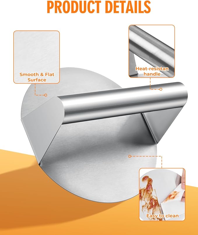 homenote Griddle Accessories for Blackstone, Commercial Grade 12 Inch Heavy - Image 7