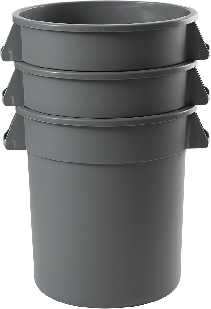 Winco PTC-10G Round Trash Can, 10 Gallon - Image 9