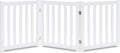 LZRS 3-Panel Wooden Free Standing Foldable Dog Gate Indoor – 24" High, by LZRSPET