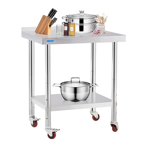 Stainless Steel Table for Prep & Work - Image 8