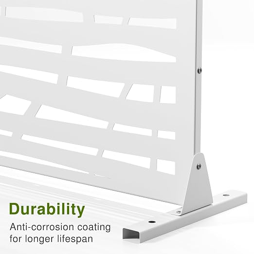 Casaphoria 72" H x 47" W Metal Outdoor Privacy Screen, Freestanding Decorative - Image 5