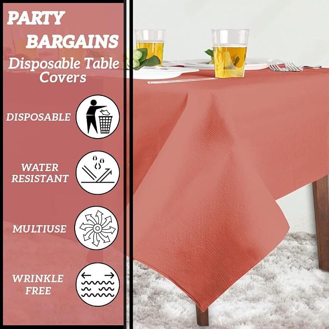 PARTY BARGAINS Disposable Table Covers - Image 3