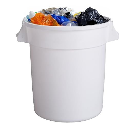 PRO&Family Commercial Round Trash Can - Image 4