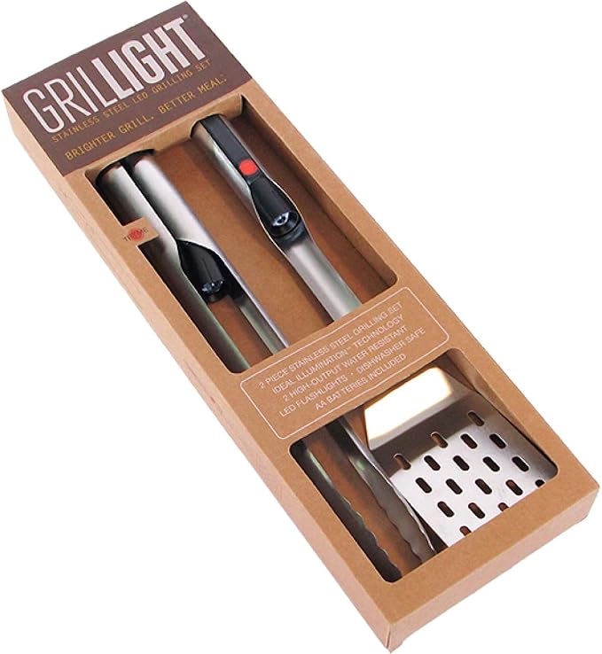Grill Light Grill Spatula & Tongs Grilling Set | Restaurant Grade Stainless - Image 2