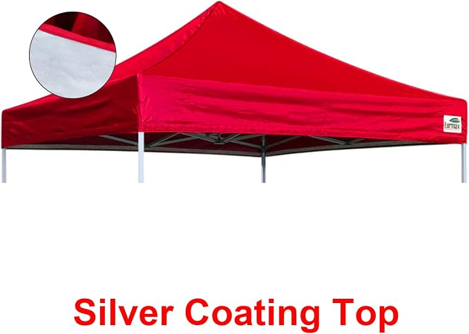 Eurmax USA New 10x10 Pop Up Canopy Replacement Canopy Tent Top Cover, Instant - Image 2