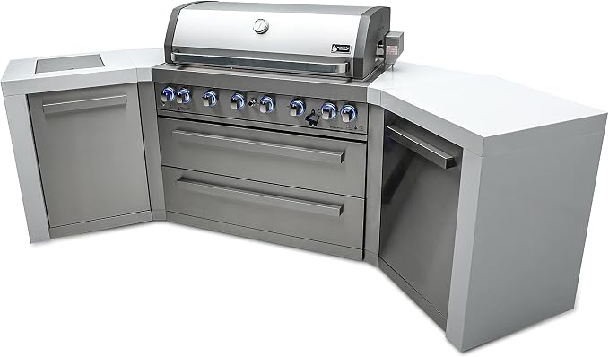 Mont Alpi 44-Inch MAi805-D45 Deluxe 45 Degree 6-Burner 115000 BTU Deluxe - Image 5