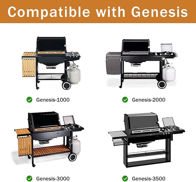 7638 Grill Grates for Weber Spirit I & Spirit II 300 Series, Spirit E/S-310 - Image 5